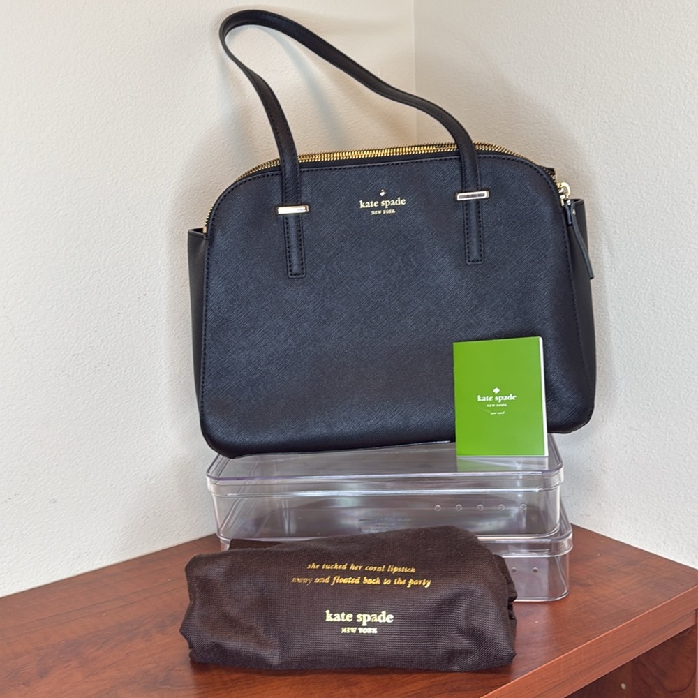Kate Spade Black Purse with Dustbag - Picture 2 of 15
